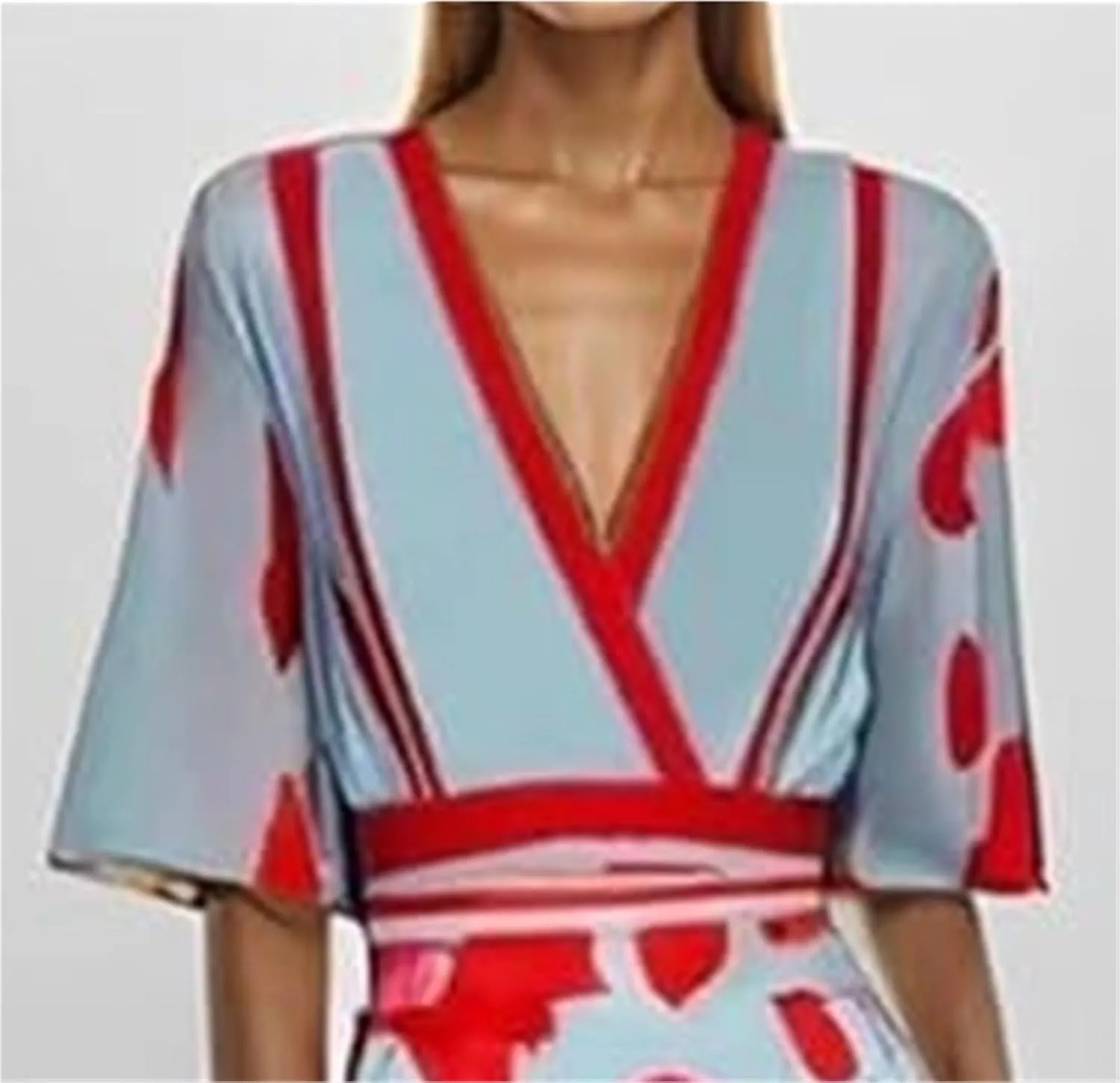 2025 Women's Summer Floral Printed Maxi Elegant V Neck Belted Wedding Prom Cocktail Beach Dresses