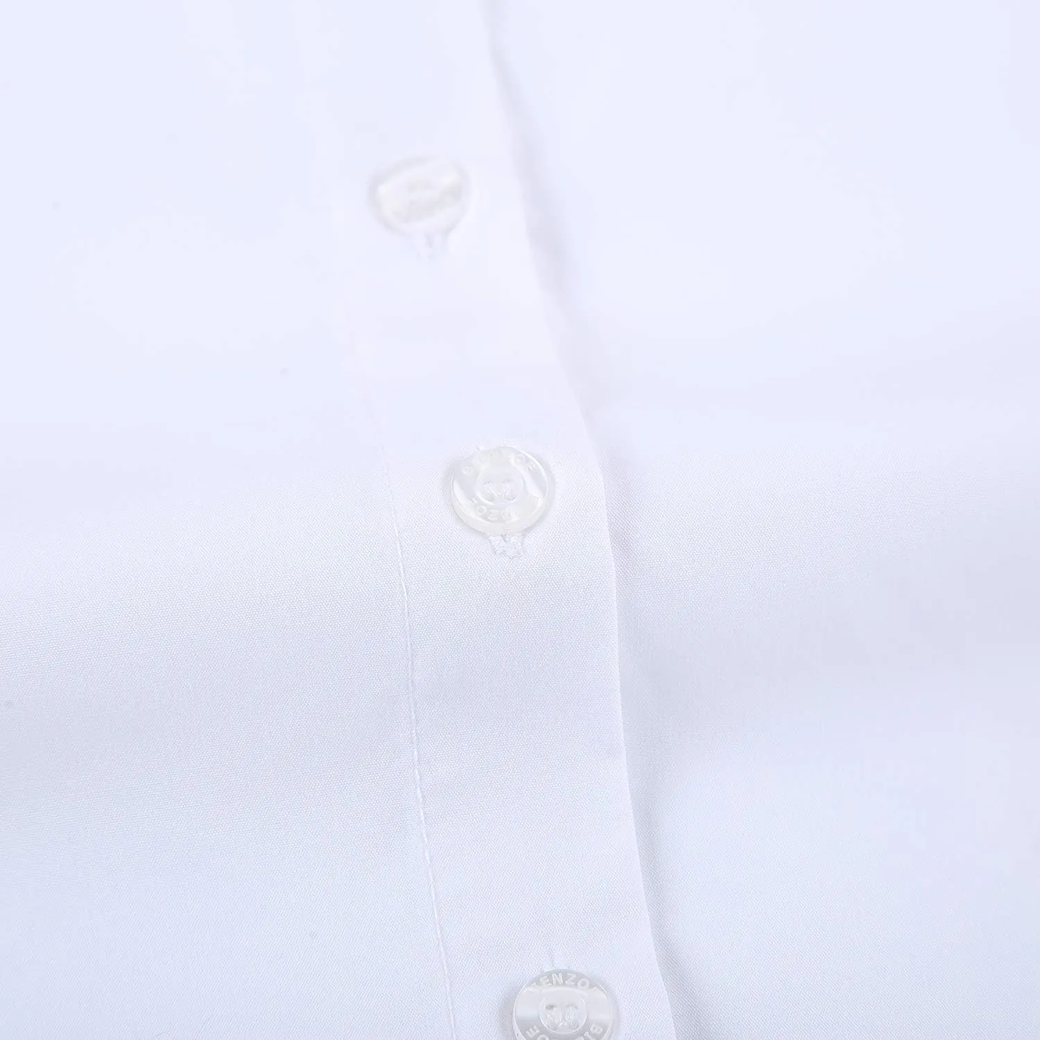 Bienzoe Girls Shirt Short Sleeve: White Button Up Kids School Uniform Cotton Oxford Collar Ruffle Dress Blouse