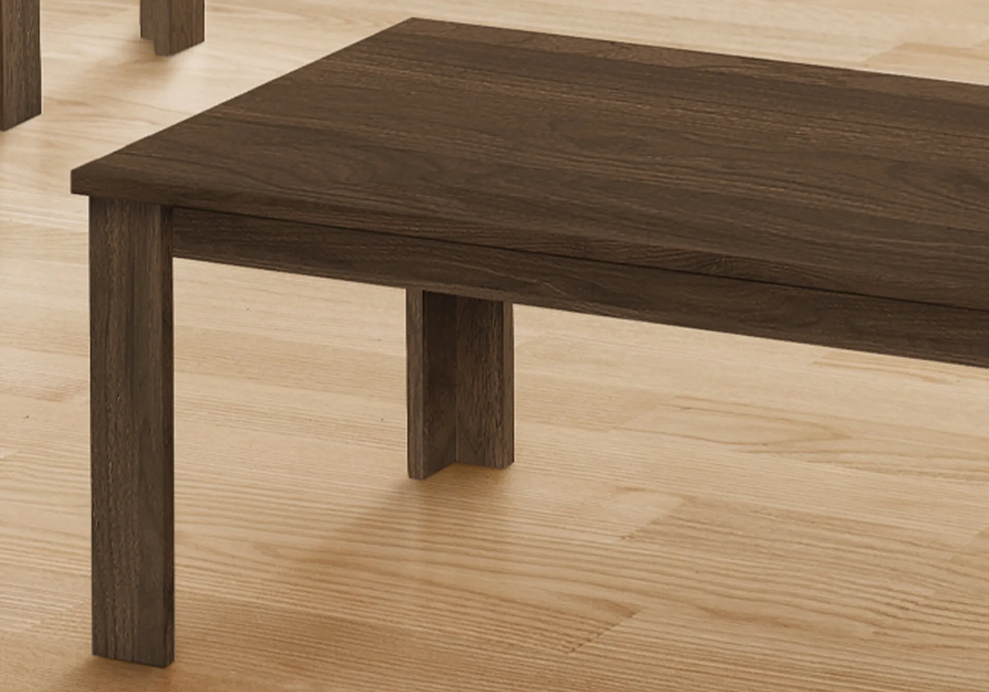 Coffee Table Set - 3Pcs Set / Dark Walnut