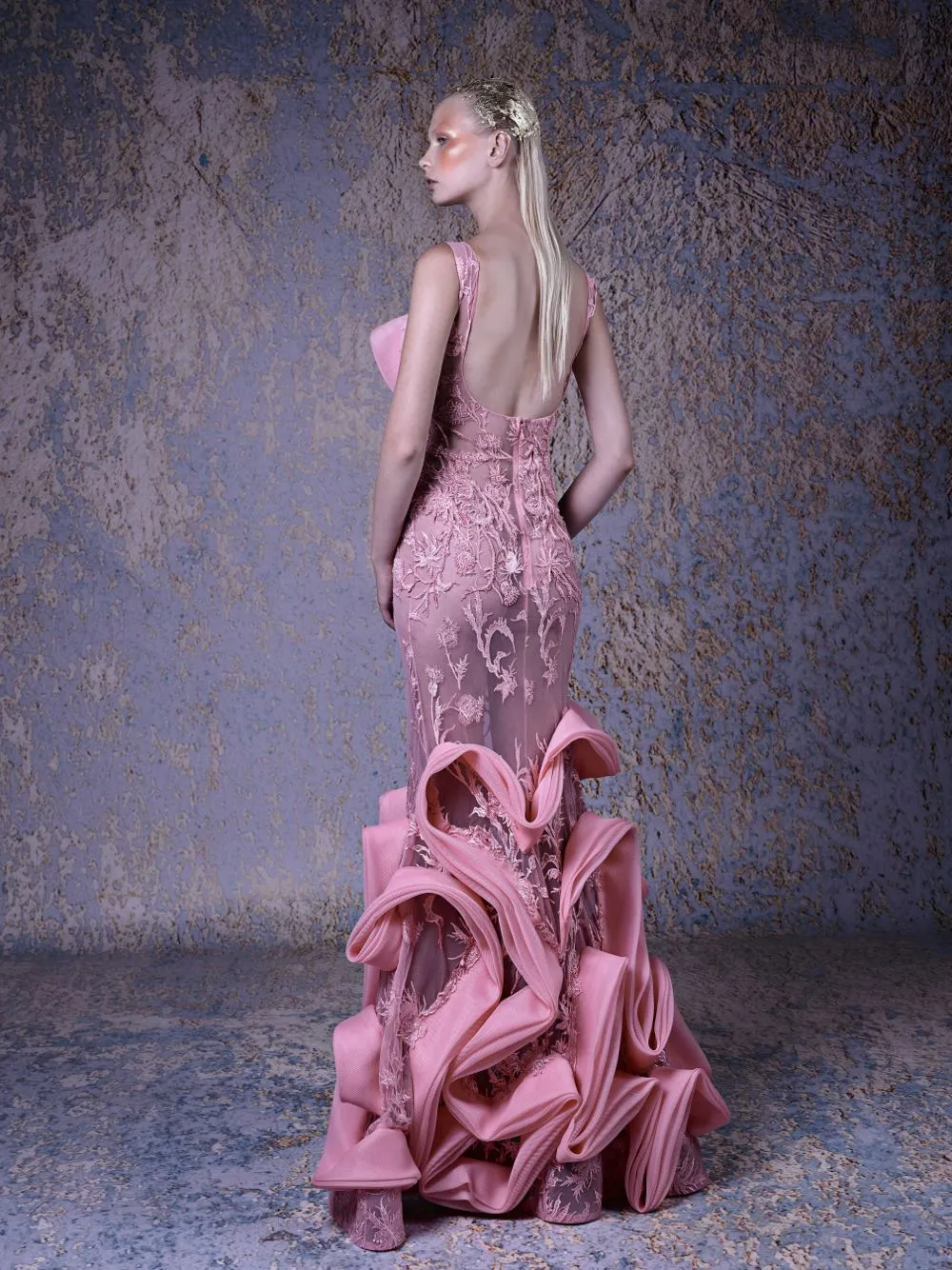EMBELLISHED HOLLYWOOD DRESS