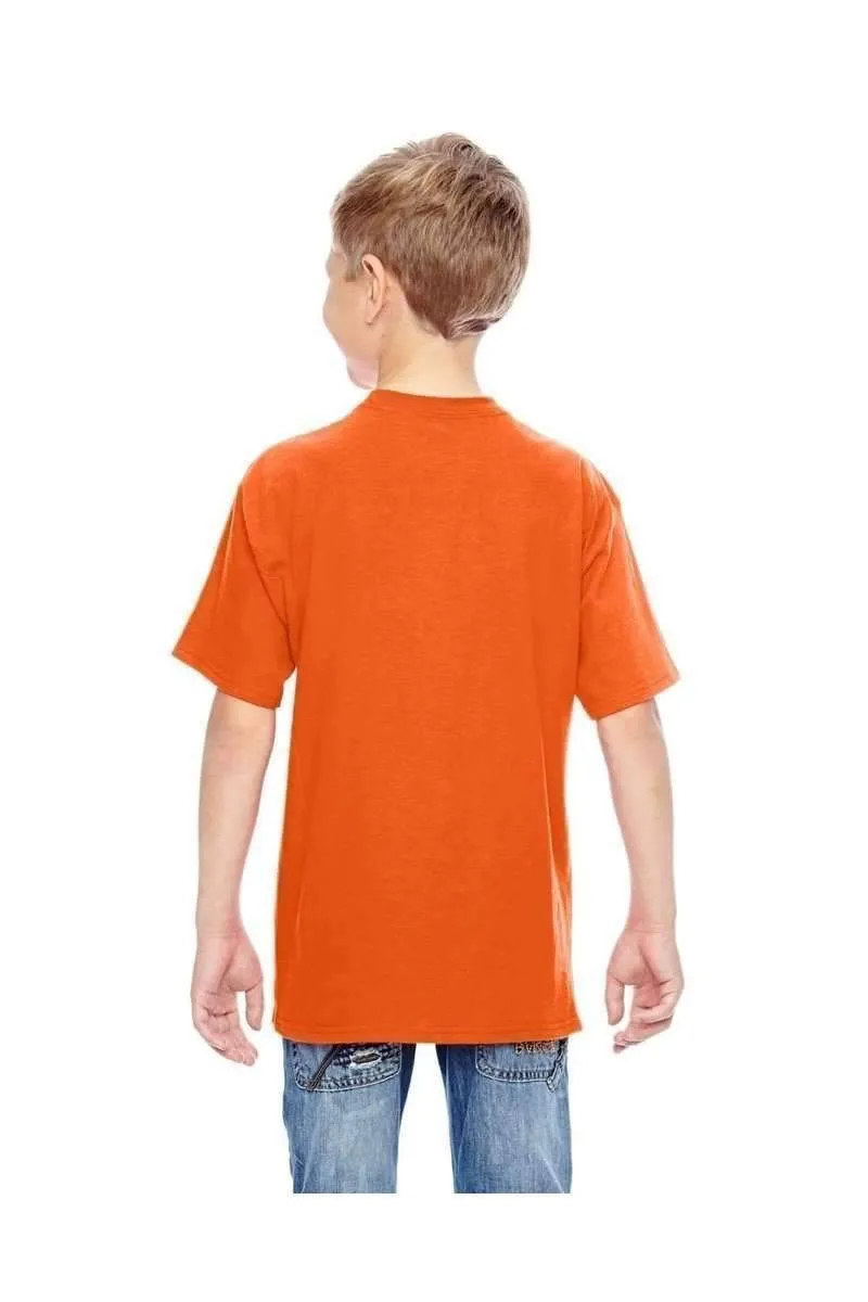 Hanes 498Y: 100% Ringspun Cotton Youth T-Shirt