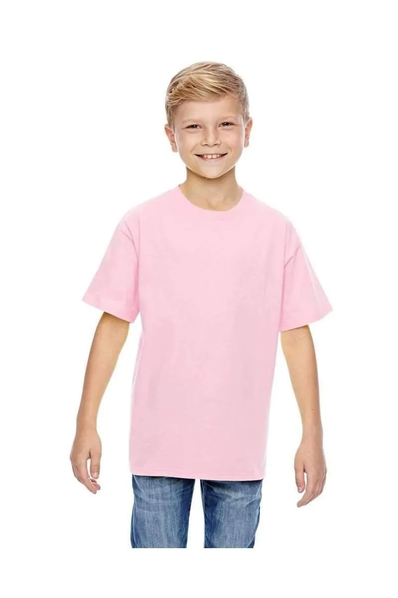 Hanes 498Y: 100% Ringspun Cotton Youth T-Shirt