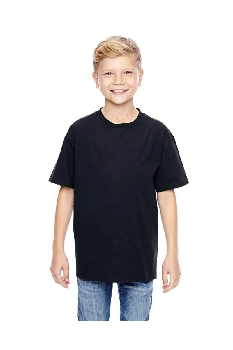 Hanes 498Y: 100% Ringspun Cotton Youth T-Shirt