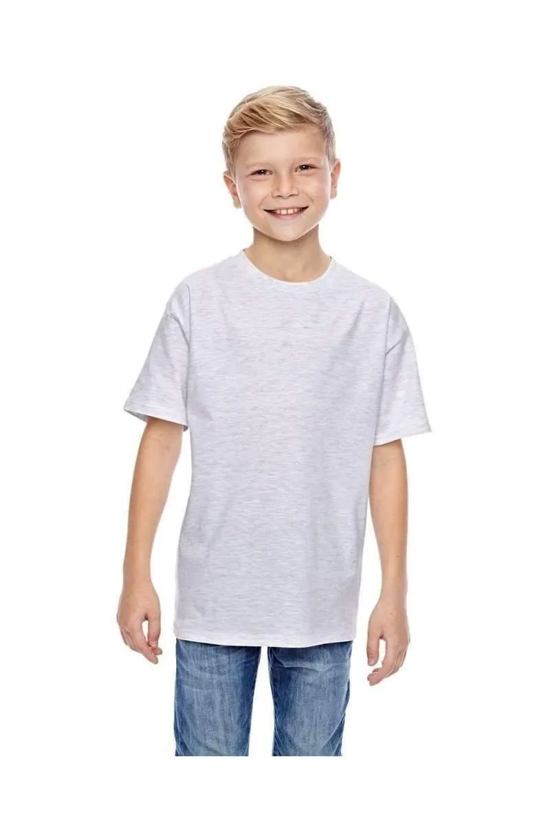 Hanes 498Y: 100% Ringspun Cotton Youth T-Shirt