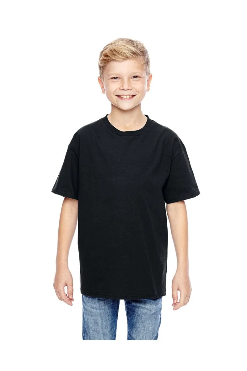 Hanes 498Y: 100% Ringspun Cotton Youth T-Shirt