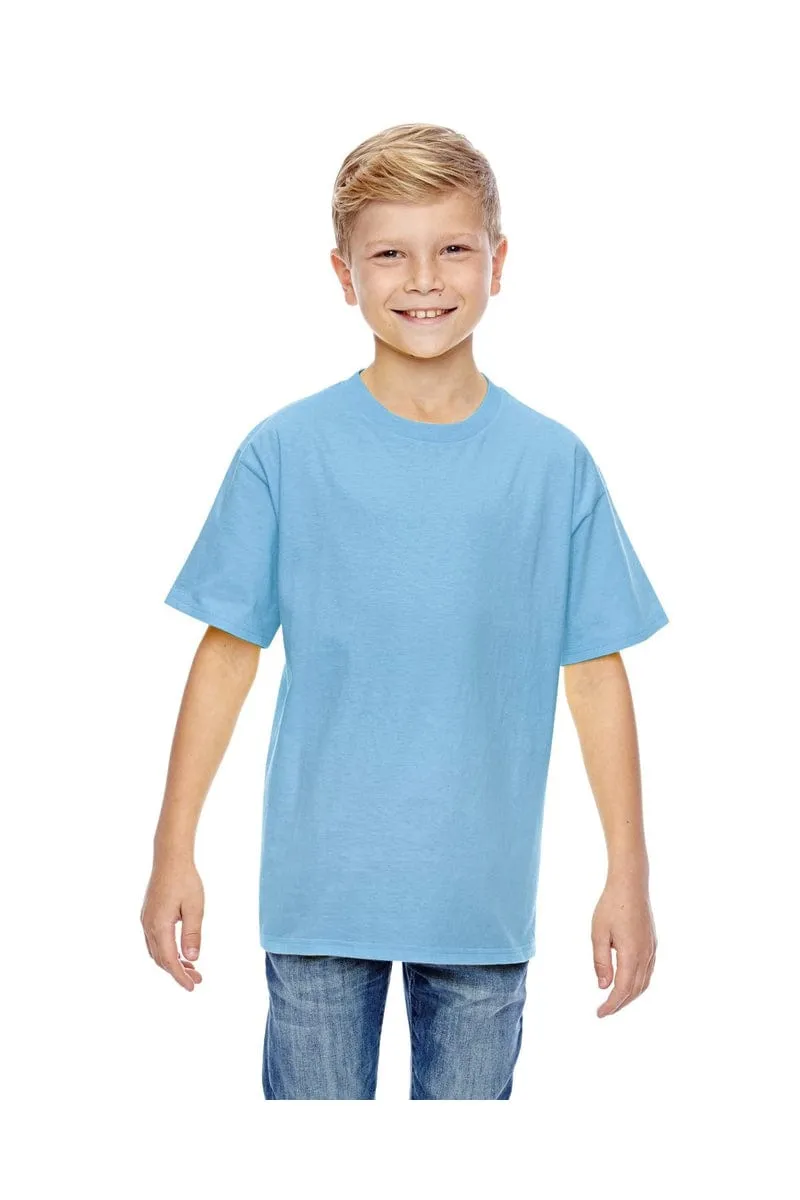 Hanes 498Y: 100% Ringspun Cotton Youth T-Shirt