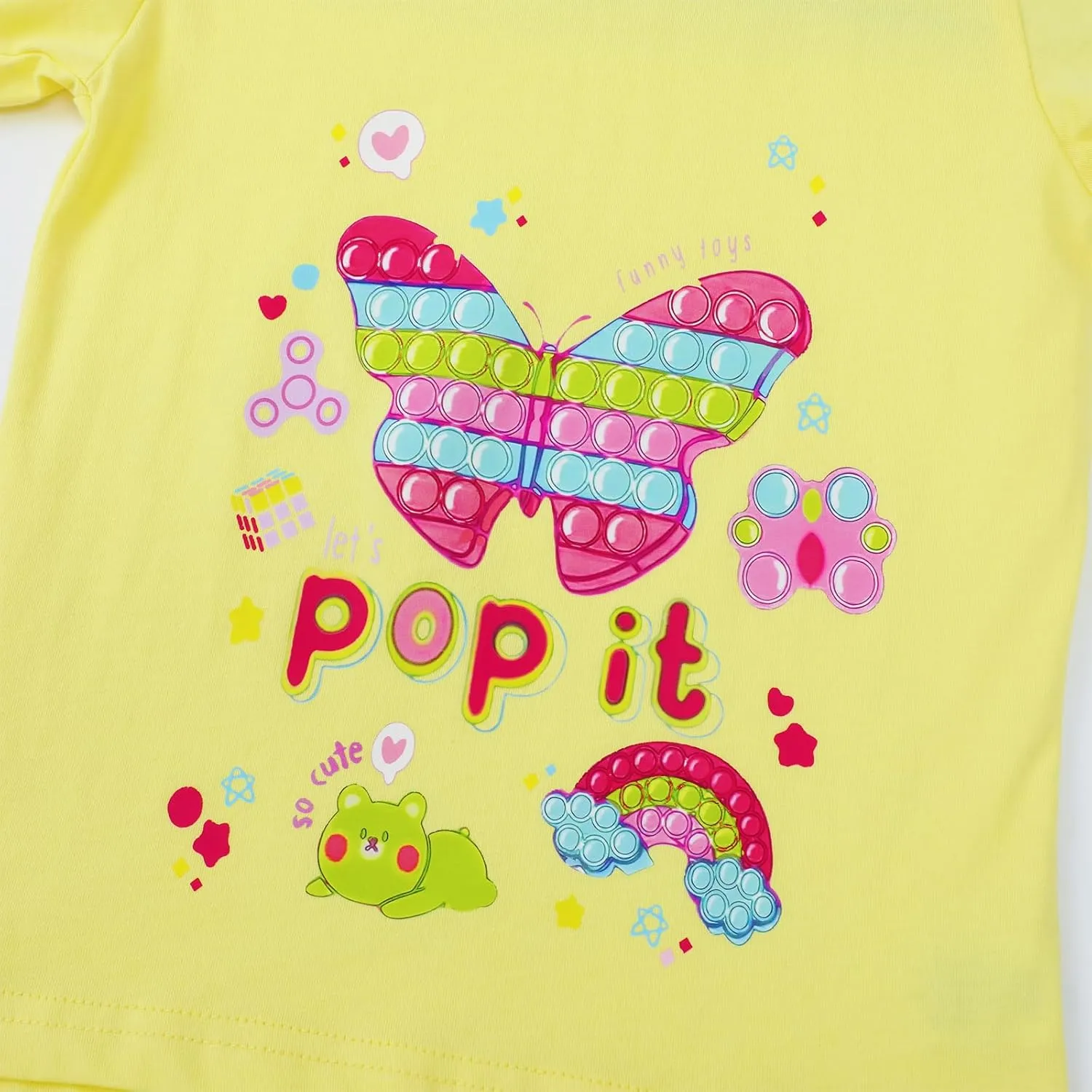 HILEELANG Girl Short Sleeve Tees Easter Graphic Cotton Summer T-Shirts 3Packs