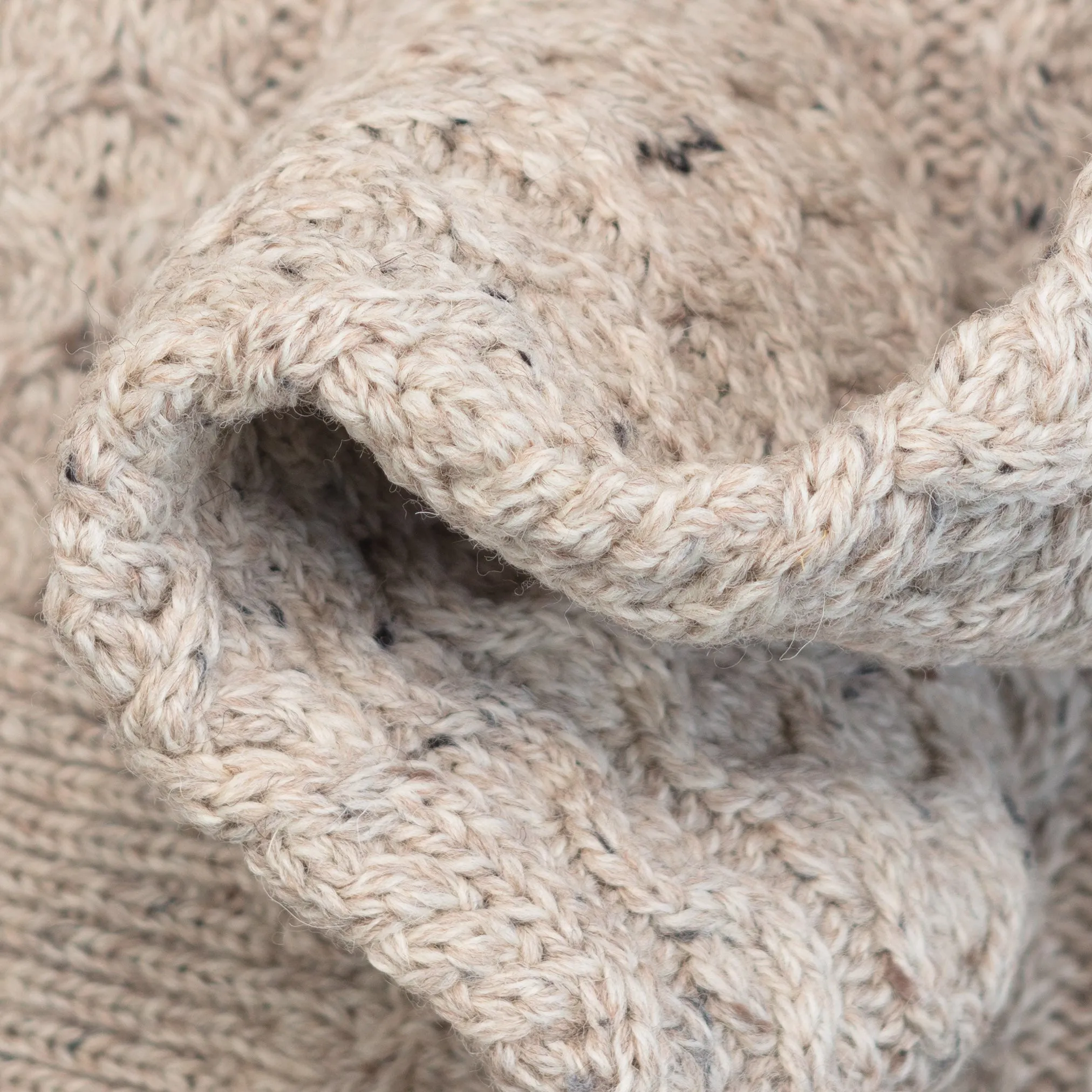 Hudson Aran Jumper in Skiddaw