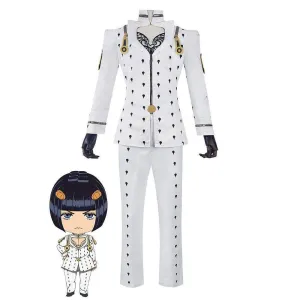 JoJo's Bizarre Adventure Cosplay Costume JoJo Wind Halloween Carnival Anime Suit Outfit Sets Dress Up For Adults