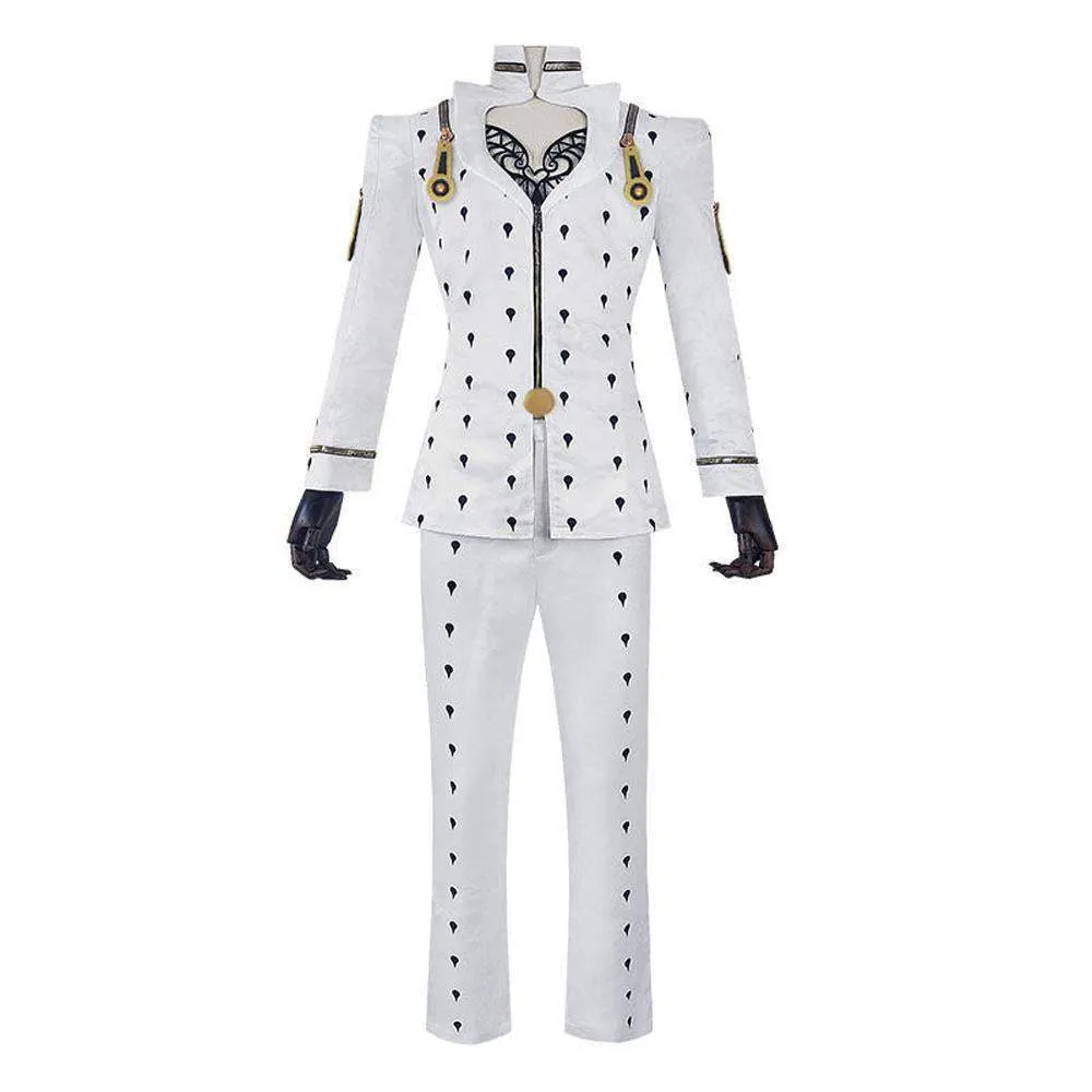 JoJo's Bizarre Adventure Cosplay Costume JoJo Wind Halloween Carnival Anime Suit Outfit Sets Dress Up For Adults