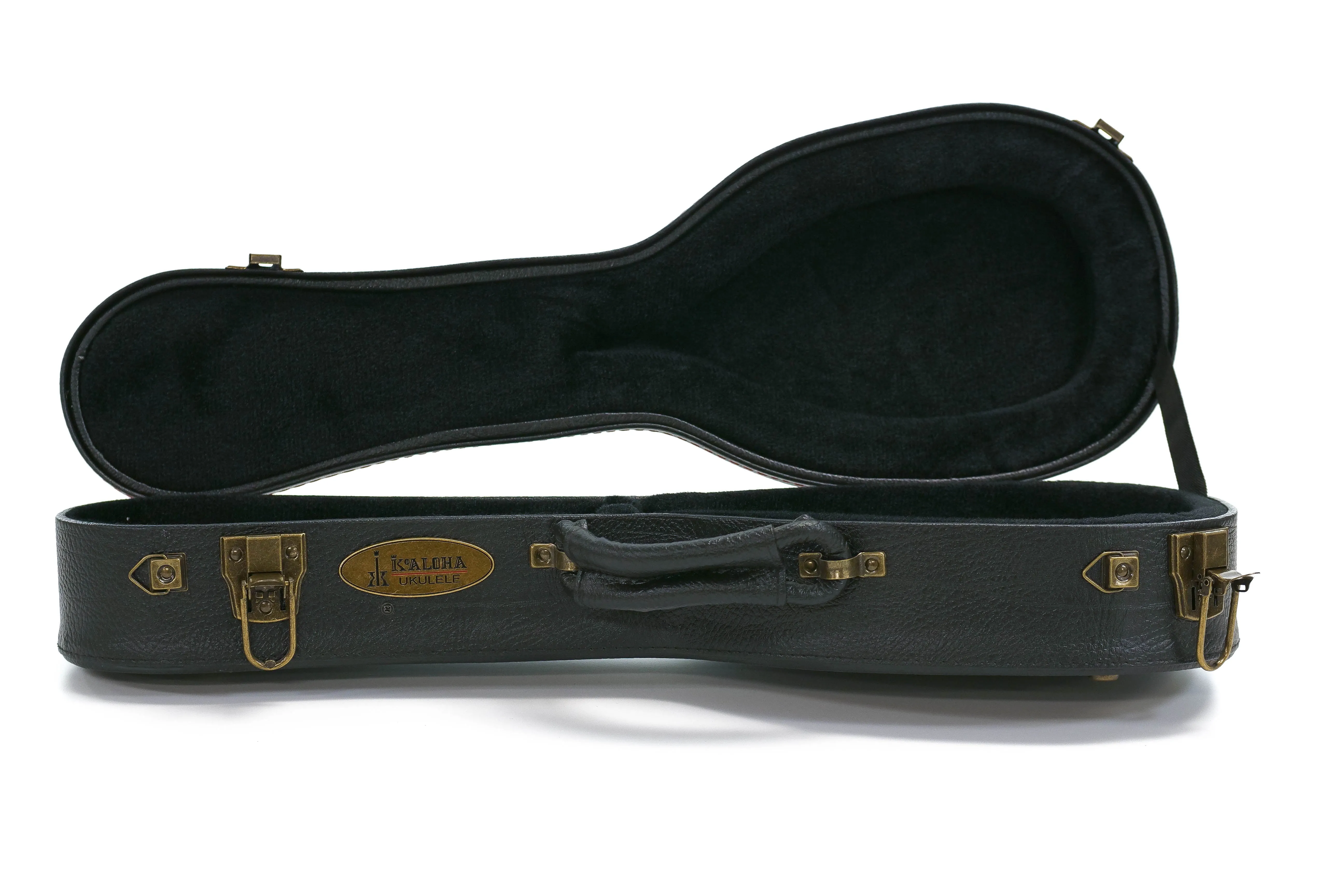 KoAloha Black Hardshell Soprano Pineapple Longneck Ukulele Case
