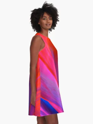 "Ti Leaf Series 2" A Line Dress