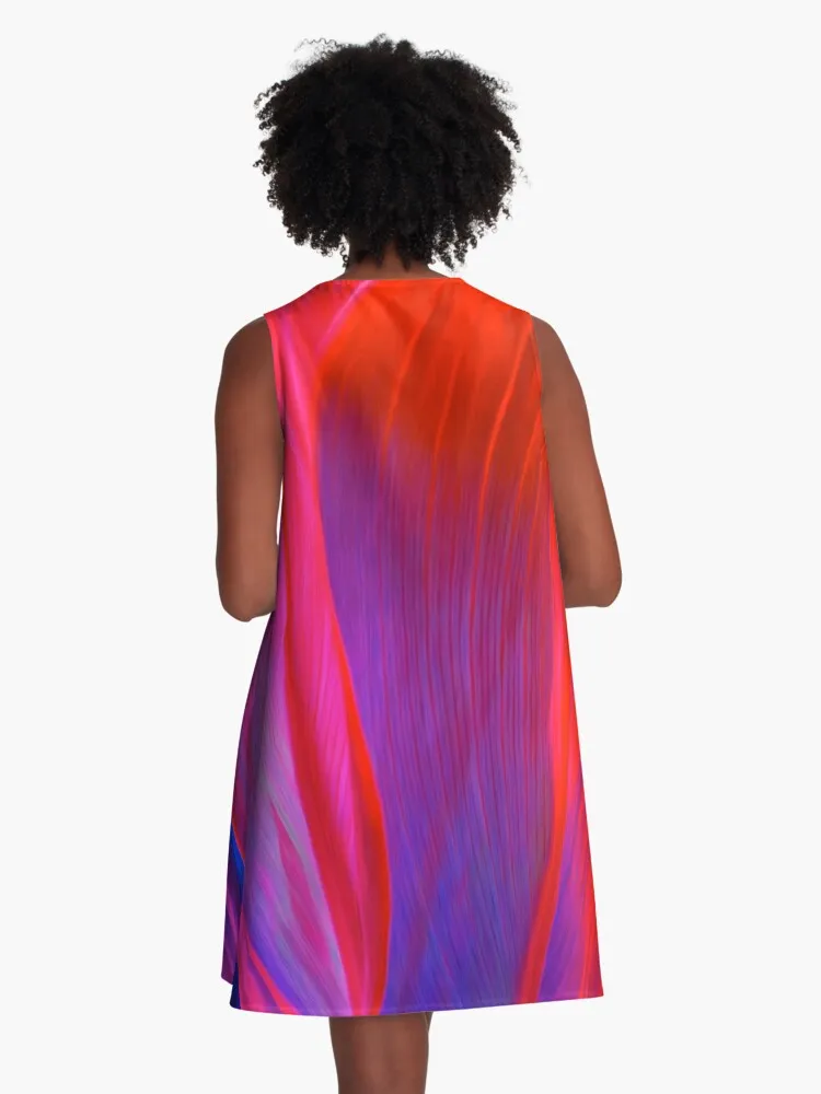 "Ti Leaf Series 2" A Line Dress