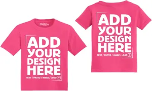 shop4ever Personalized Custom Design Your Own Toddler Cotton T-Shirt