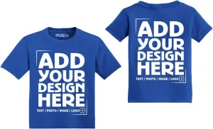 shop4ever Personalized Custom Design Your Own Toddler Cotton T-Shirt