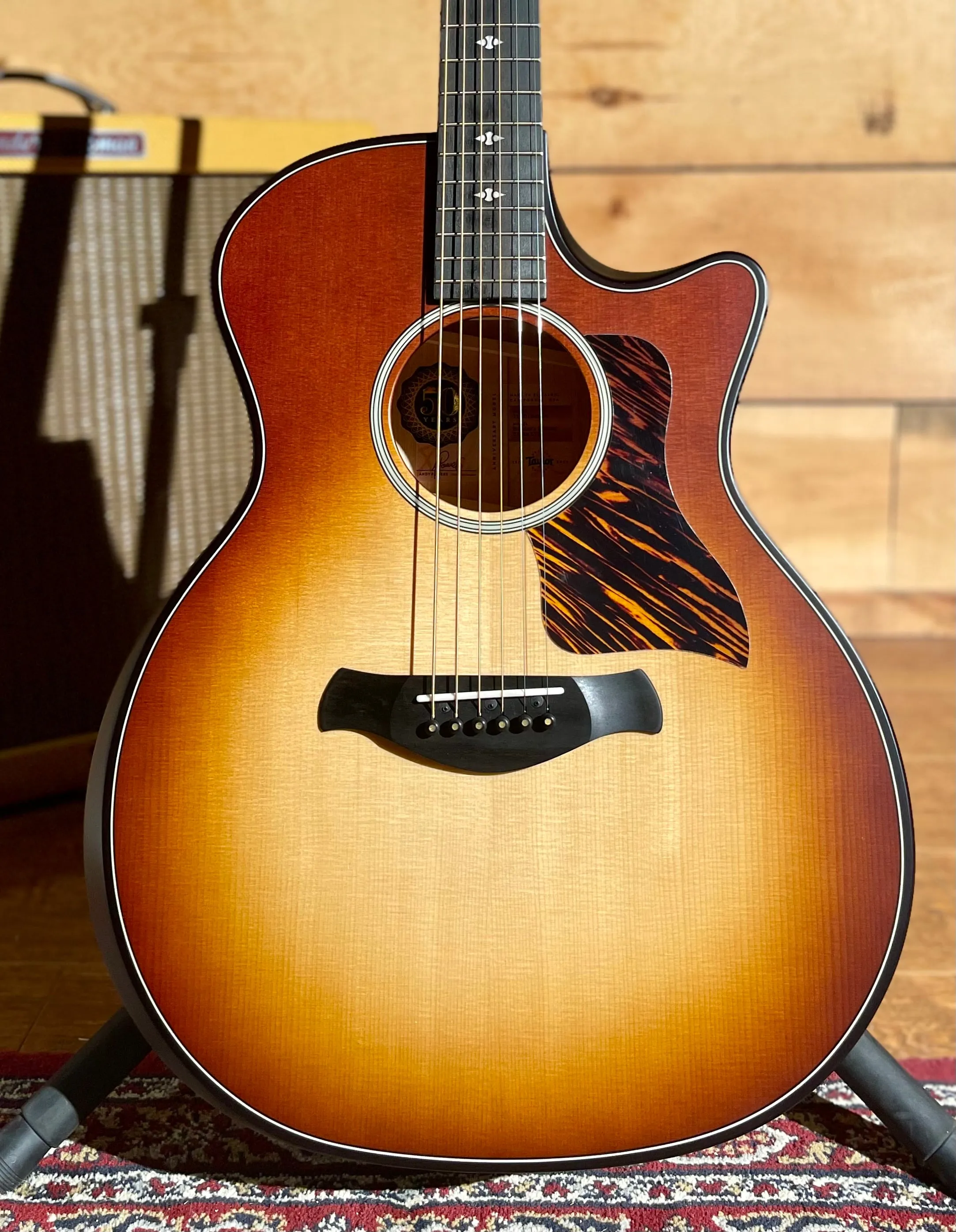 Taylor Builder's Edition 50th Anniversary 314ce, Sitka Spruce/Urban Ash, Kona Burst