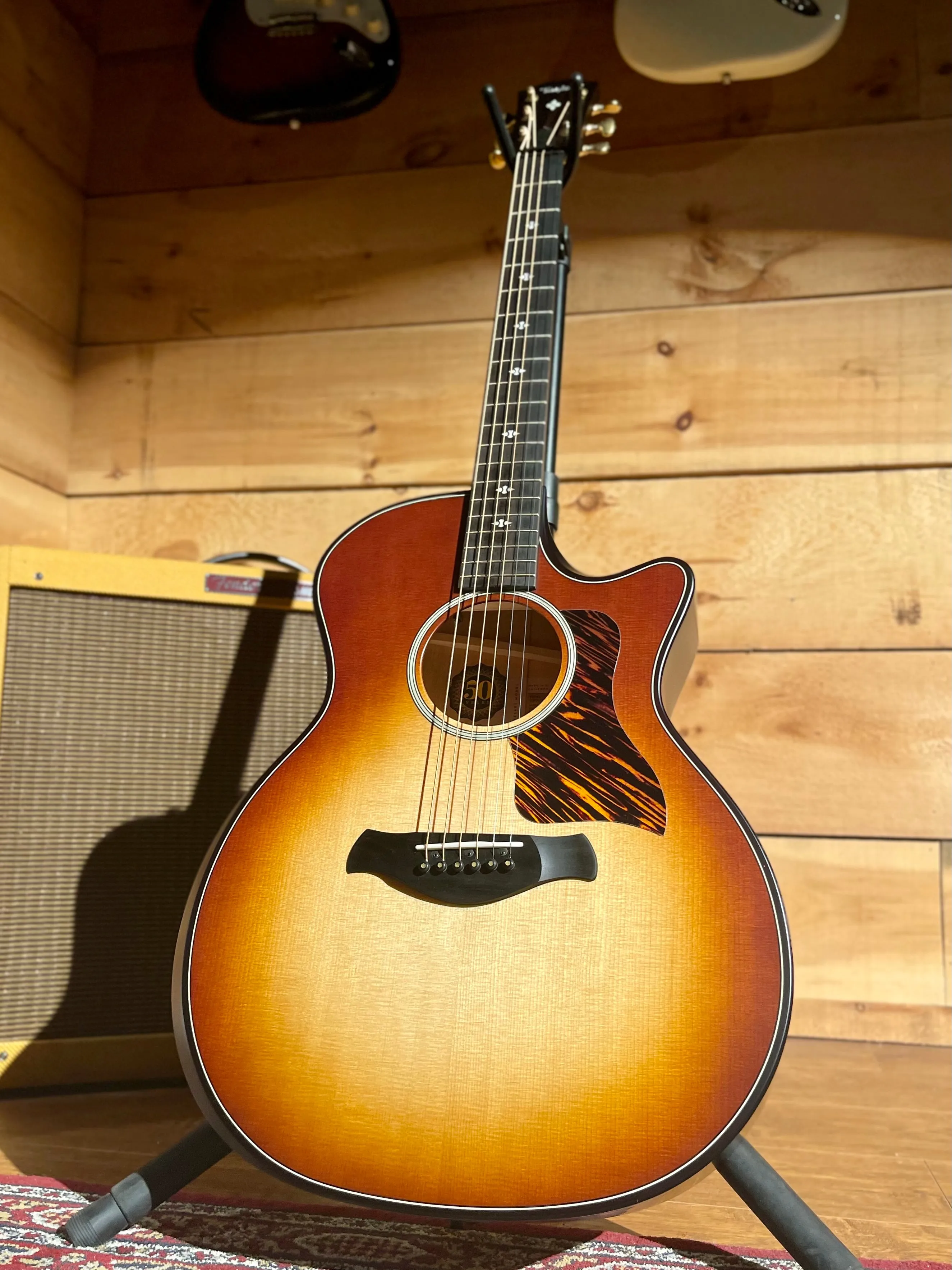 Taylor Builder's Edition 50th Anniversary 314ce, Sitka Spruce/Urban Ash, Kona Burst