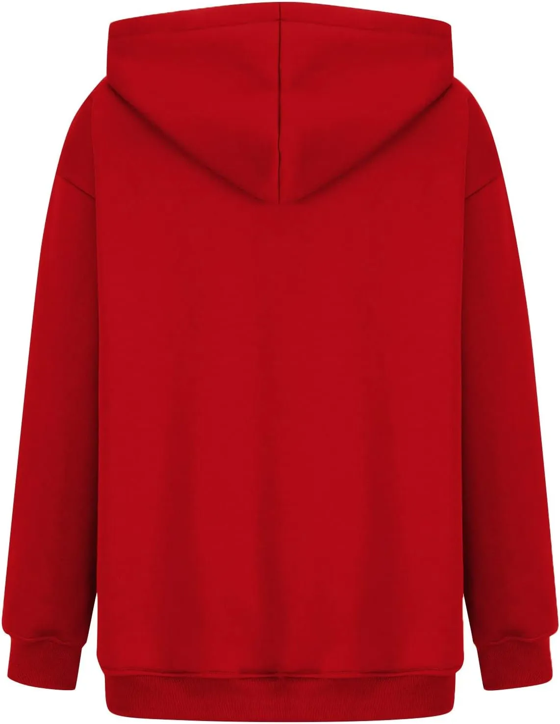 Women's Casual Hoodies Long Sleeve Lightweight Solid Pullover Tops Loose Fall Winter Sweatshirt with Pocket